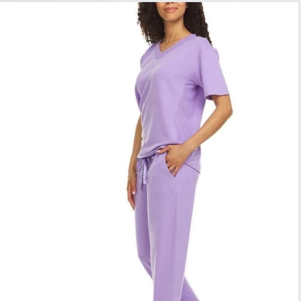Flora Nikrooz Lavender Purple Matching Loungewear Monochrome PJ Set Women Medium